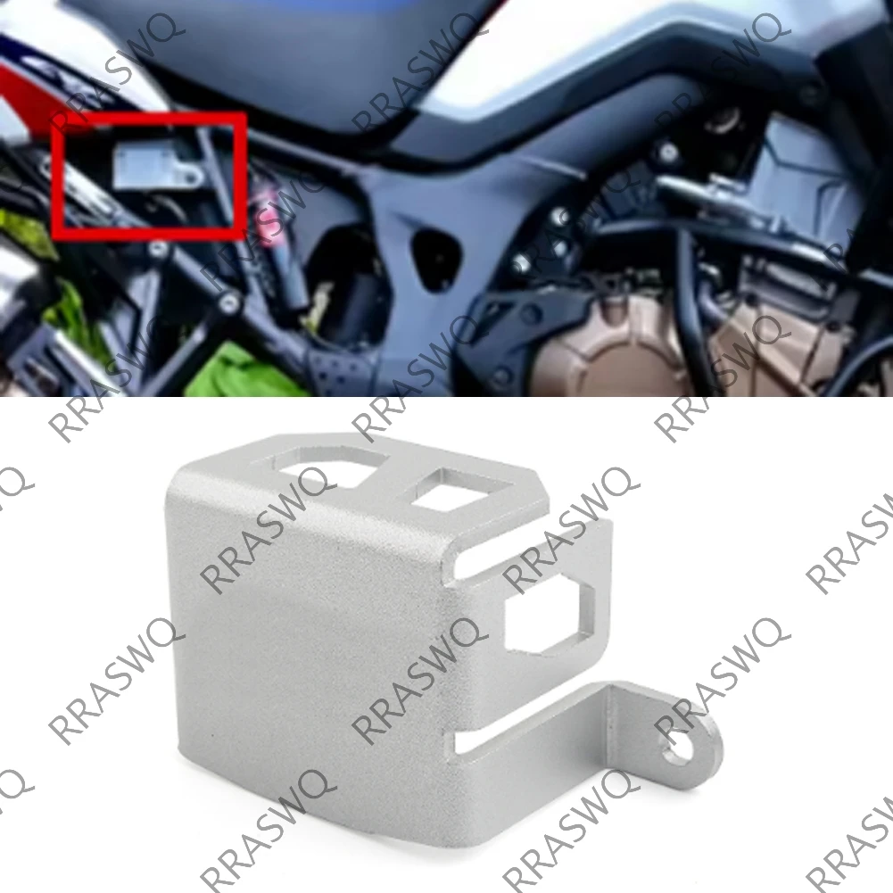 

Motorcycle Rear Brake Fluid Reservoir Guard Cover Protection For HONDA CRF1000L Aftica Twin 2016 2017 CRF 1000L CNC Aluminum