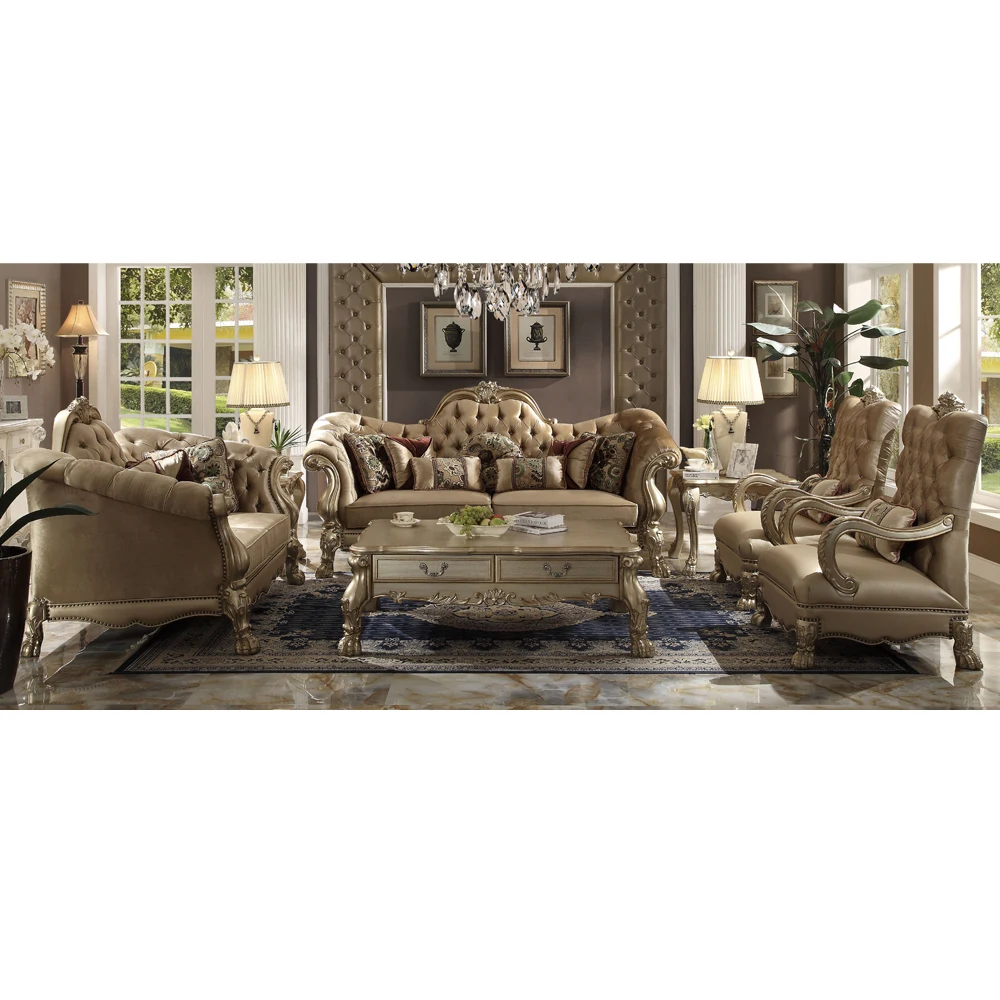 High Quality Luxury Style Sofa Set Living Room Furniture