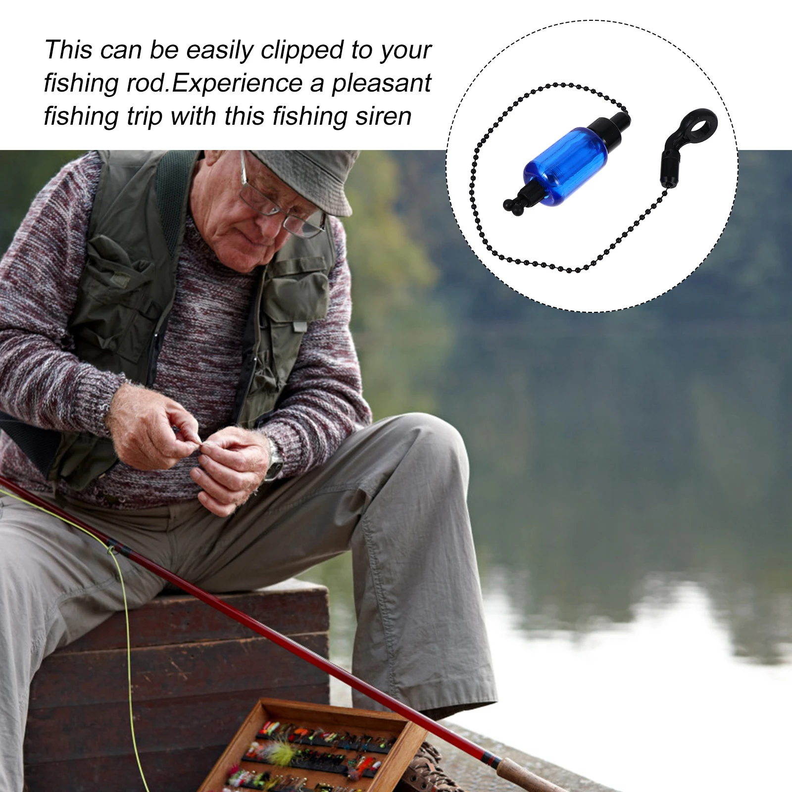 

Multifunctional Fishing Alarm Coated Iron Hanger Indicator Line Gear Alert Accessories for Bass Grouper Pike Corrosion