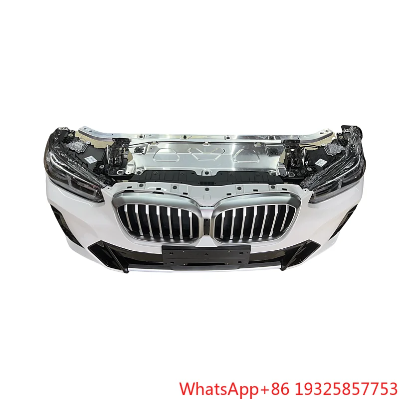for BMW-X3 G01/G08 LCi Radiator Kit Electronic Fan Cooling System AC Condenser with Front Bumper Complete