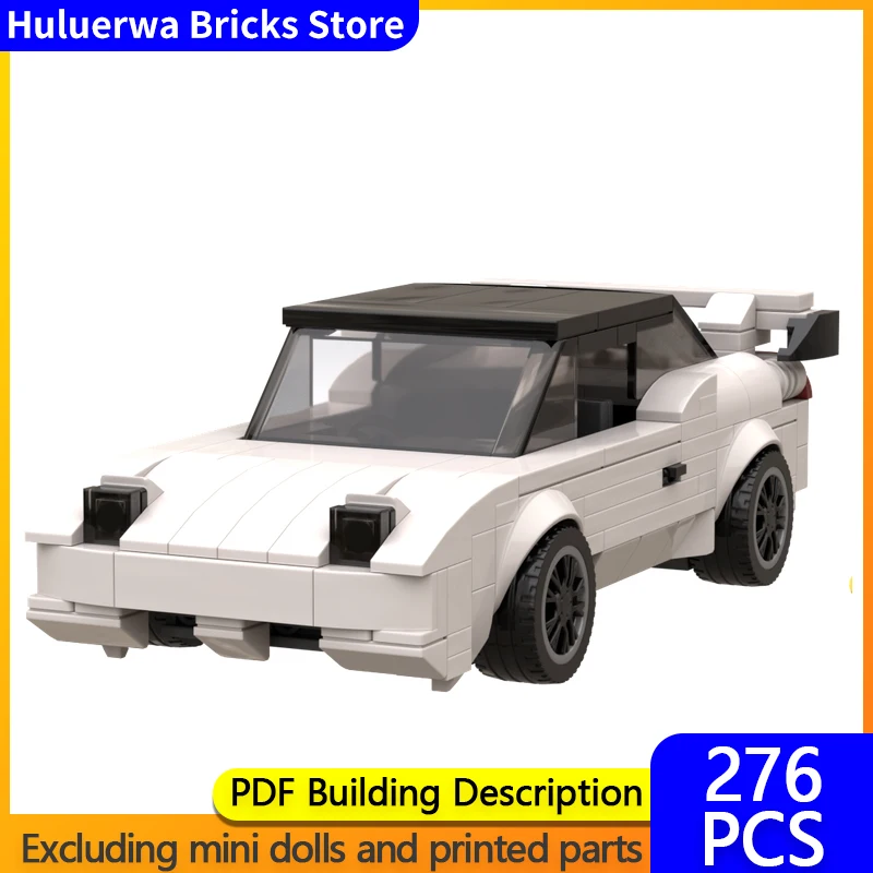 

Speed Racing Car Model MOC Building Bricks 180sx Type X Sports Car Modular Technology Gifts Holiday Assemble Children Toys Suit