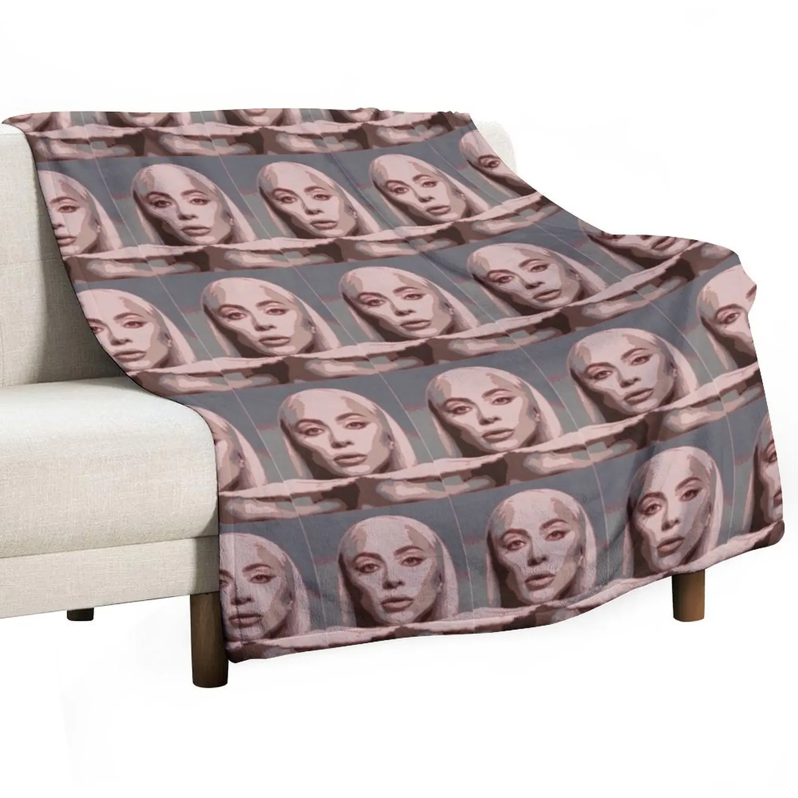 

Lady Gaga Throw Blanket Flannels Baby Summer Beddings Bed Fashionable Blankets