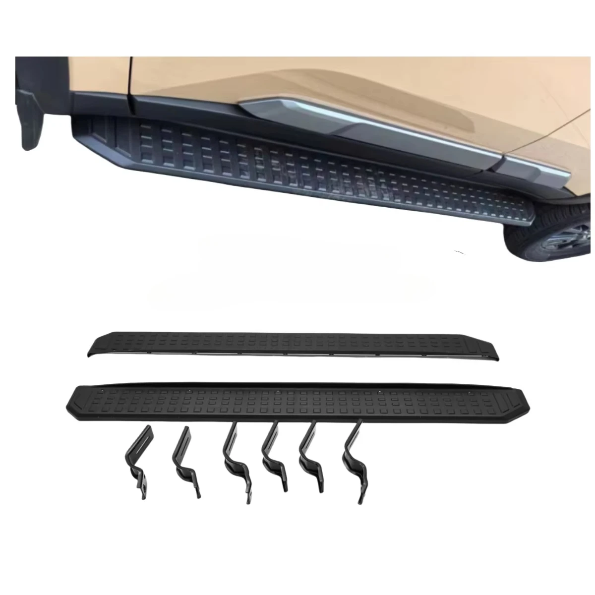 

Side Steps Running Boards Fits for New Prado LC250 2024+ Nerf Bar Pedal