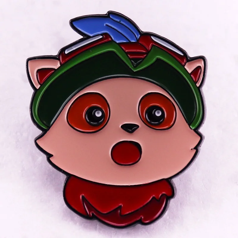 cute cartoon animal badge soft Enamel Pin brooch jewelry