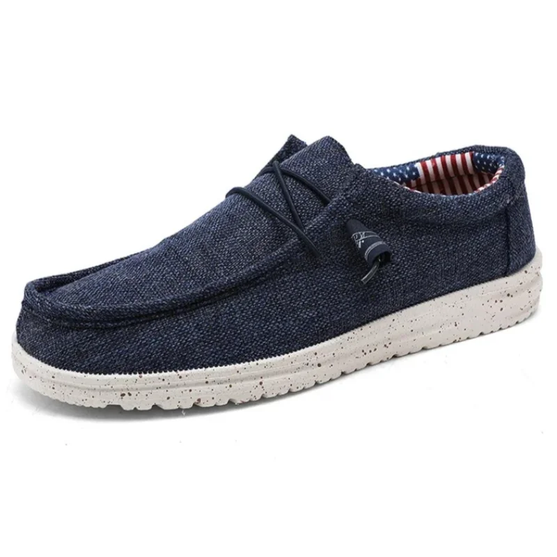 

Мужские новые повседневные кроссовки для весны и лета, дышащие, легкие, для активного отдыха, из канваса, мужская обувь, прогулочные лоферы