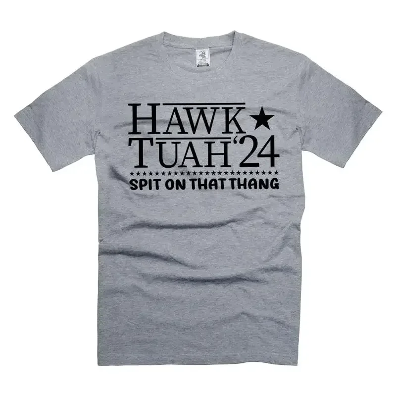 Funny Hawk Tuah 2024 T Shirt Spit On That Thang Tee Viral Video Joke