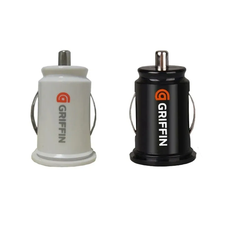 1pc Car Mini Dual USB Charger Car Cigarette Lighter Charger Socket Adapter Plug Fast Charging Auto Interior Parts Accessories