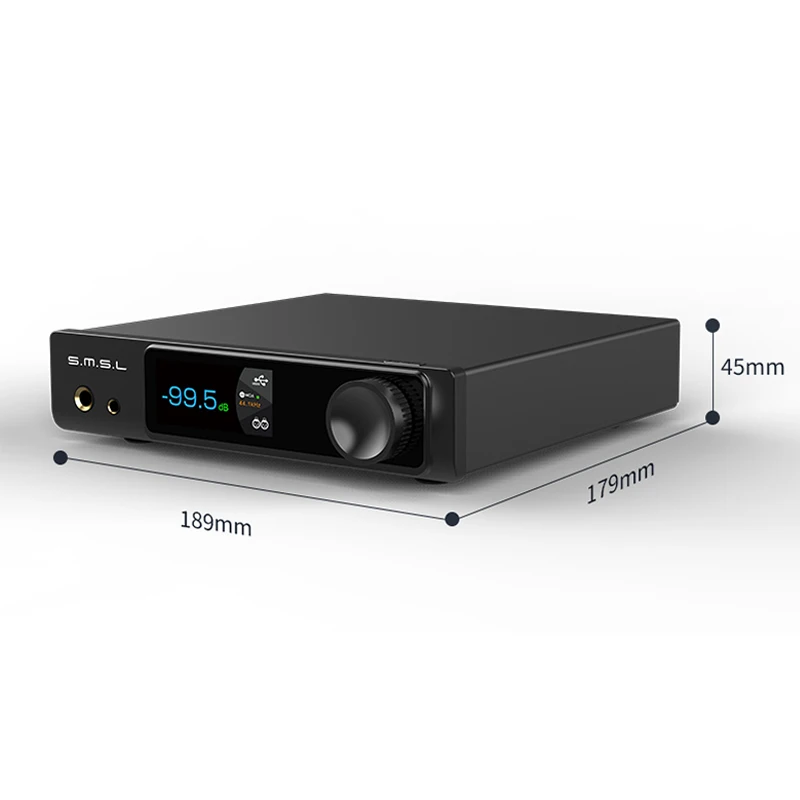 SMSL RAW-MDA1 Dual ES9039Q2M Decoder support MQA MQA-CD LDAC Bluetooth 5.1 Hi-res DAC with Remote Control SMSL MDA1