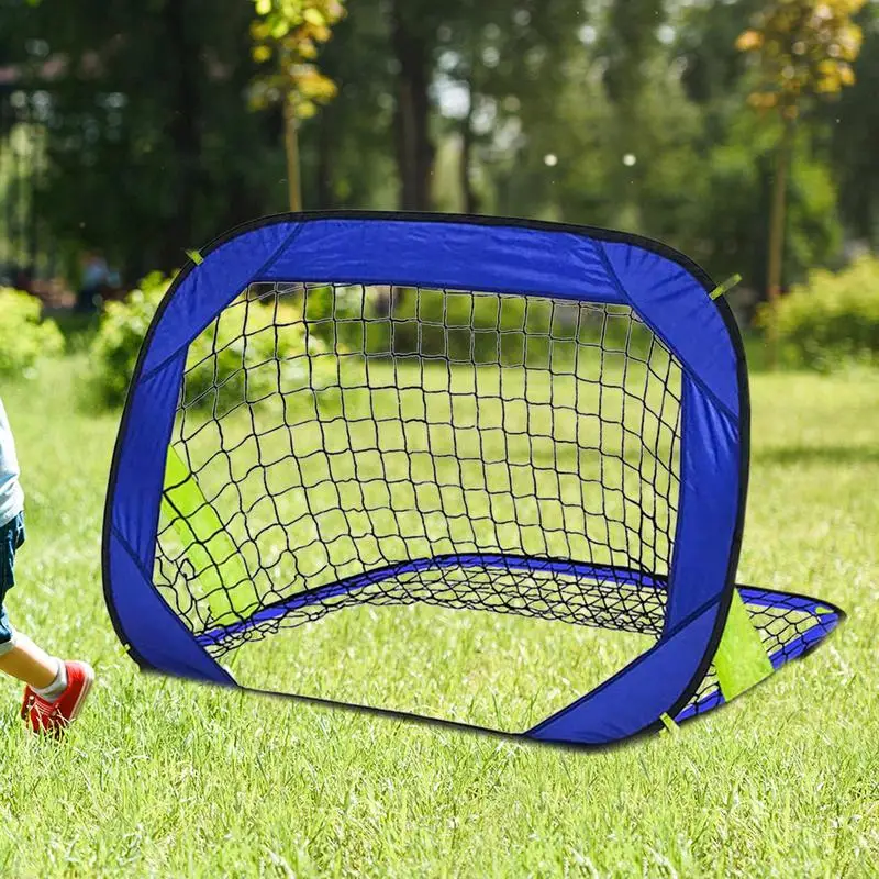 شبكة تدريب أهداف كرة القدم المحمولة قابلة للطي ومتعددة الاستخدامات وخفيفة الوزن وسهلة التجميع للأنشطة الخارجية