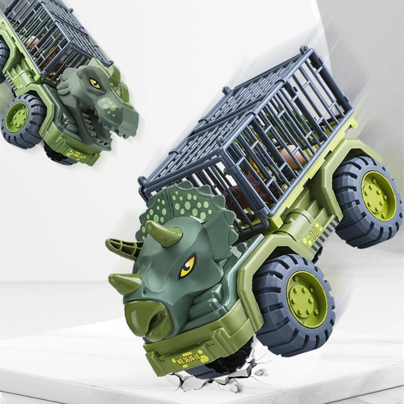 Bambini Dinosaur Car Toy Big Size Dinosaur Transport Cars for Boys Jurassic World Game Interactive Montessori Toys for Toddlers