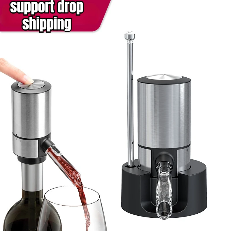 

Electric Wine Aerator Dispenser, One-touch Automatic Pourer, Wine Decanter, Wine Aeration, Party, Bar Accessories