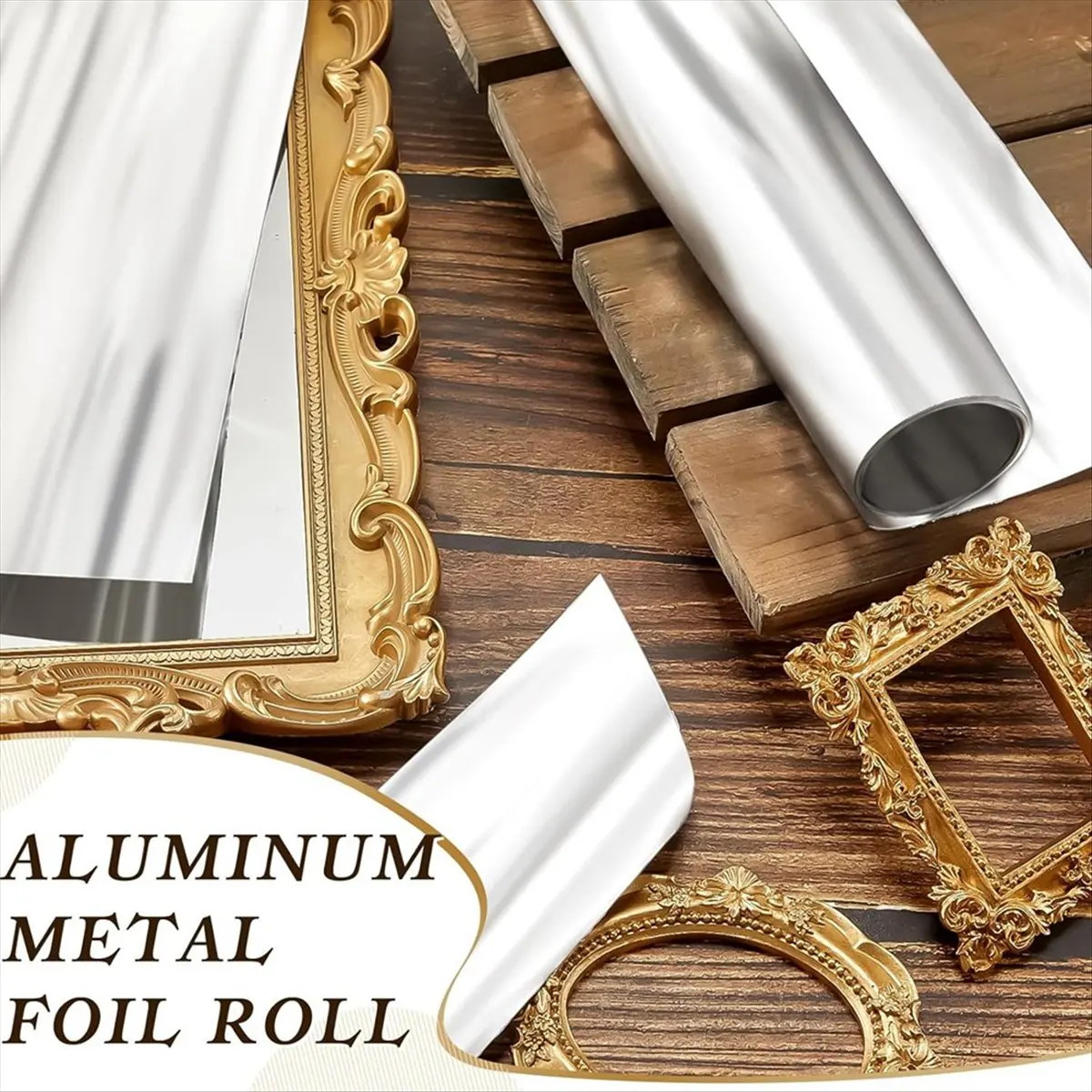 NEW Aluminum Metal Crafts DIY Foil Roll 12 Inch X 20 Ft 0.05 mm Thick for Art Project Aluminum Flashing Roll Wide Sheet