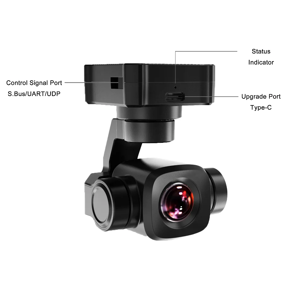 SIYI A8 Mini 4K 8MP Gimbal Camera Ultra HD 6X Digital Zoom 1/1.7" Sony Sensor 95g Lightweight for Drones & Vlogging view 5