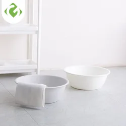 Plastic Basin Japanese style Simple thickened washbasin washbasin household large washtub basin High quality plain laundry basin