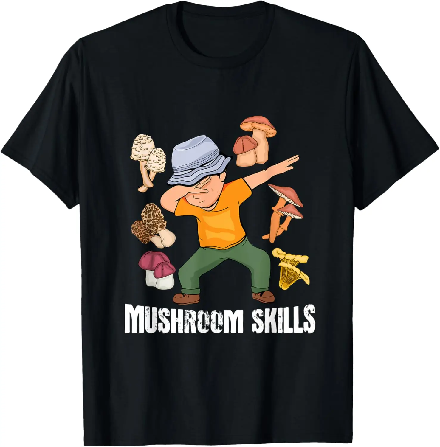 Mushroom Hunting Lover Men Fugi Foraging Mushrooms T-Shirt