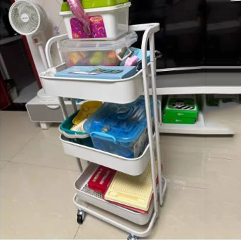 

Professional Beauty Salon Furniture Cleaning Cart Drinks Trolley Portable Nails Hairdressing Esthetician Carrello Portaoggetti