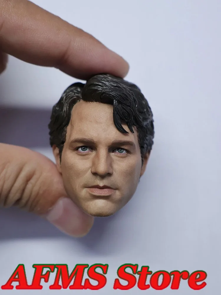 ‌1/6 Men Soldier Bruce Banner Head Sculpture Super Hero Head Model Fit 12Inch Action Figure Model Body Dolls