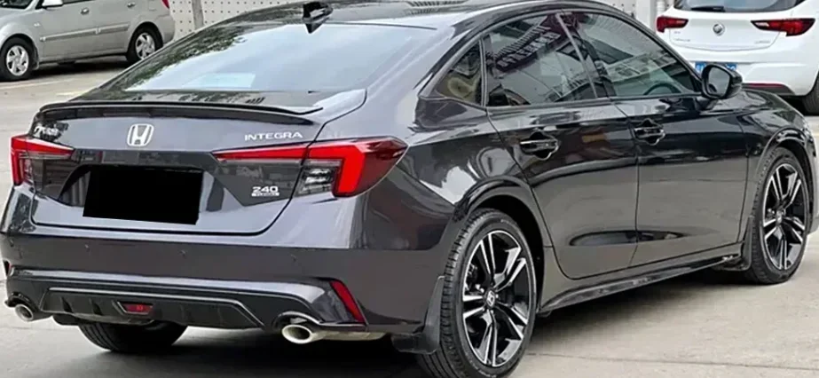 Car Rear Trunk Spoiler Body Kit ABS Plastic Car Rear Spoiler Wing For Honda Integra 2022 2023 Rear Trunk Spoiler Car Accessories