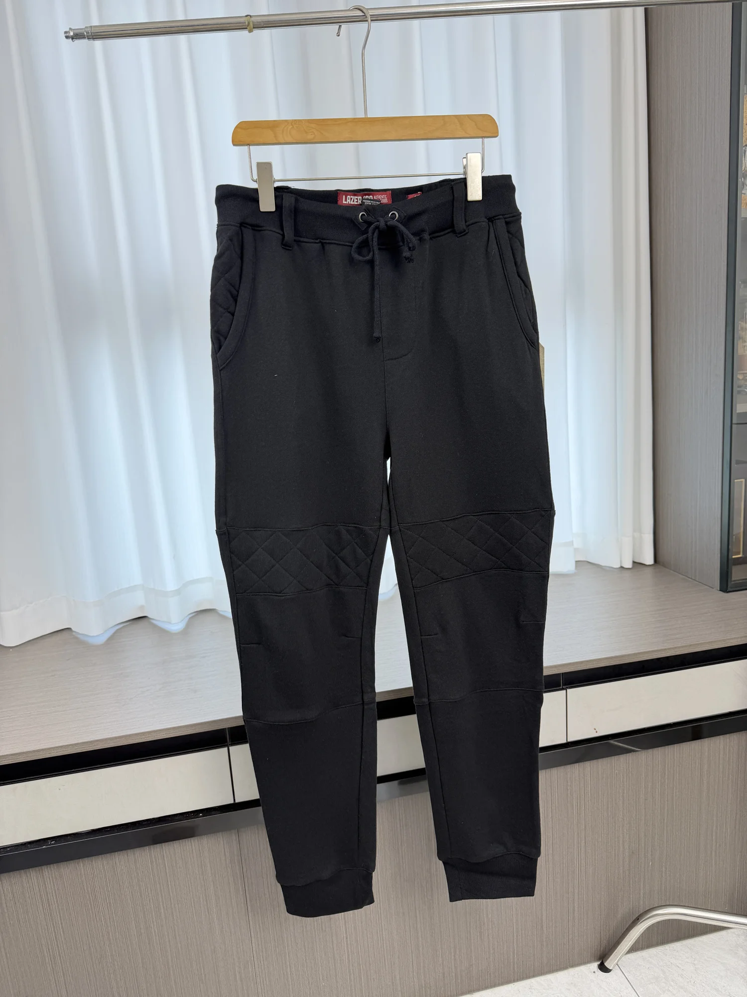 

Casual Men's Elastic Waist Dstring Sweatpants Fluffy Lined Versatile Spring Leisure Pants Comfortable Loose Fit Trousers