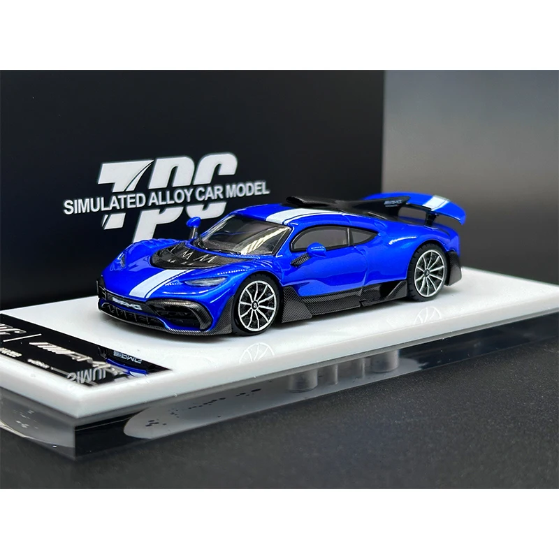 TPC In Stock 1:64 ONE Metal Blue Diecast Diorama Super Car Model Collection Toy