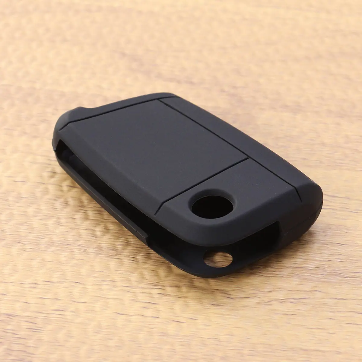 Silicone Car Key Case Cover Black for Series Shockproof Protective Holder No Fade Easy Install Anti Scratch Key Container