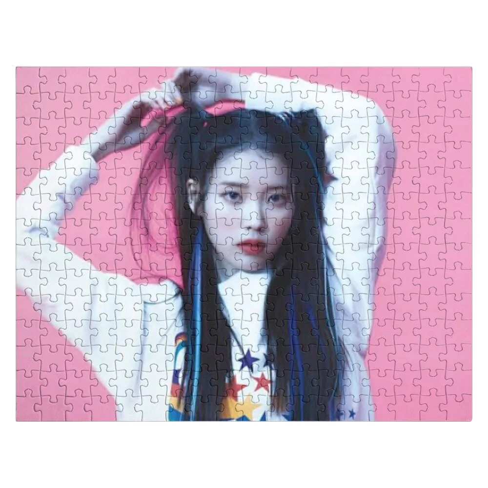 

IU Jigsaw Puzzle Customized Kids Gift Toddler Toys Personalized Name Wooden Adults Puzzle