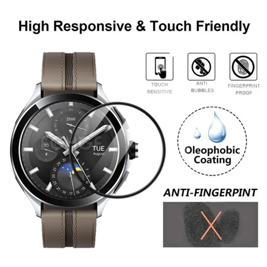 Full Coverage Protective Film For Xiaomi Watch 2 Pro Cover Soft Flexible Screen Protector For Mi Watch 2 Pro Accessory Not Glass