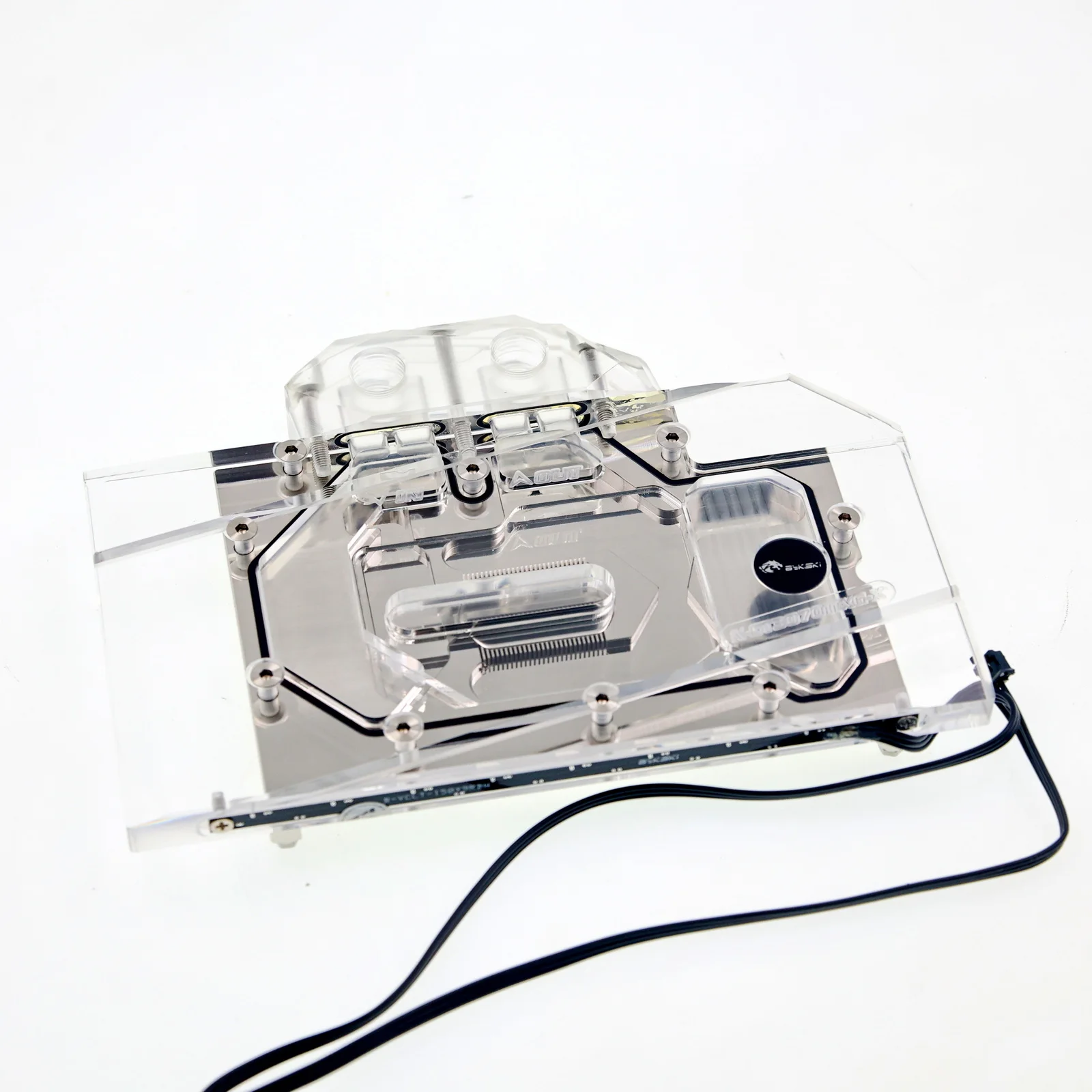 

Bykski Full Cover GPU Water Cooling RGB Block with Backplate for ZOTAC RTX3070TI-8G6X X-GAMING OC N-ST3070TIXG-X