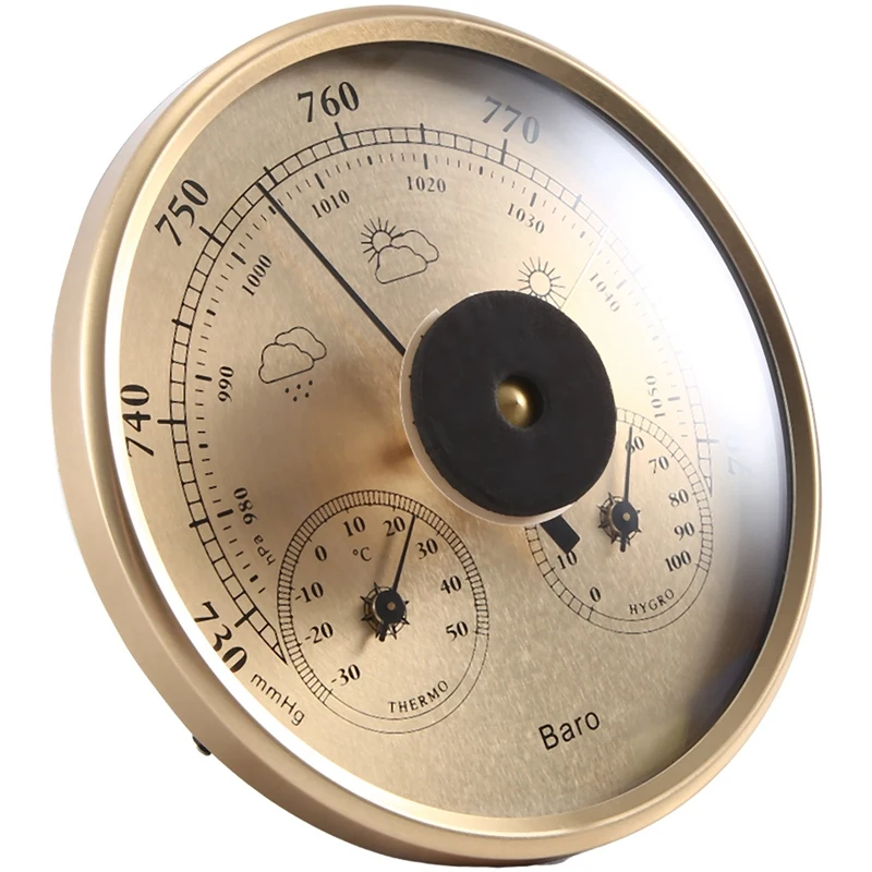 

Multifunctional Temperature Humidity Pressure Barometer For Hanging Easy Install Easy To Use