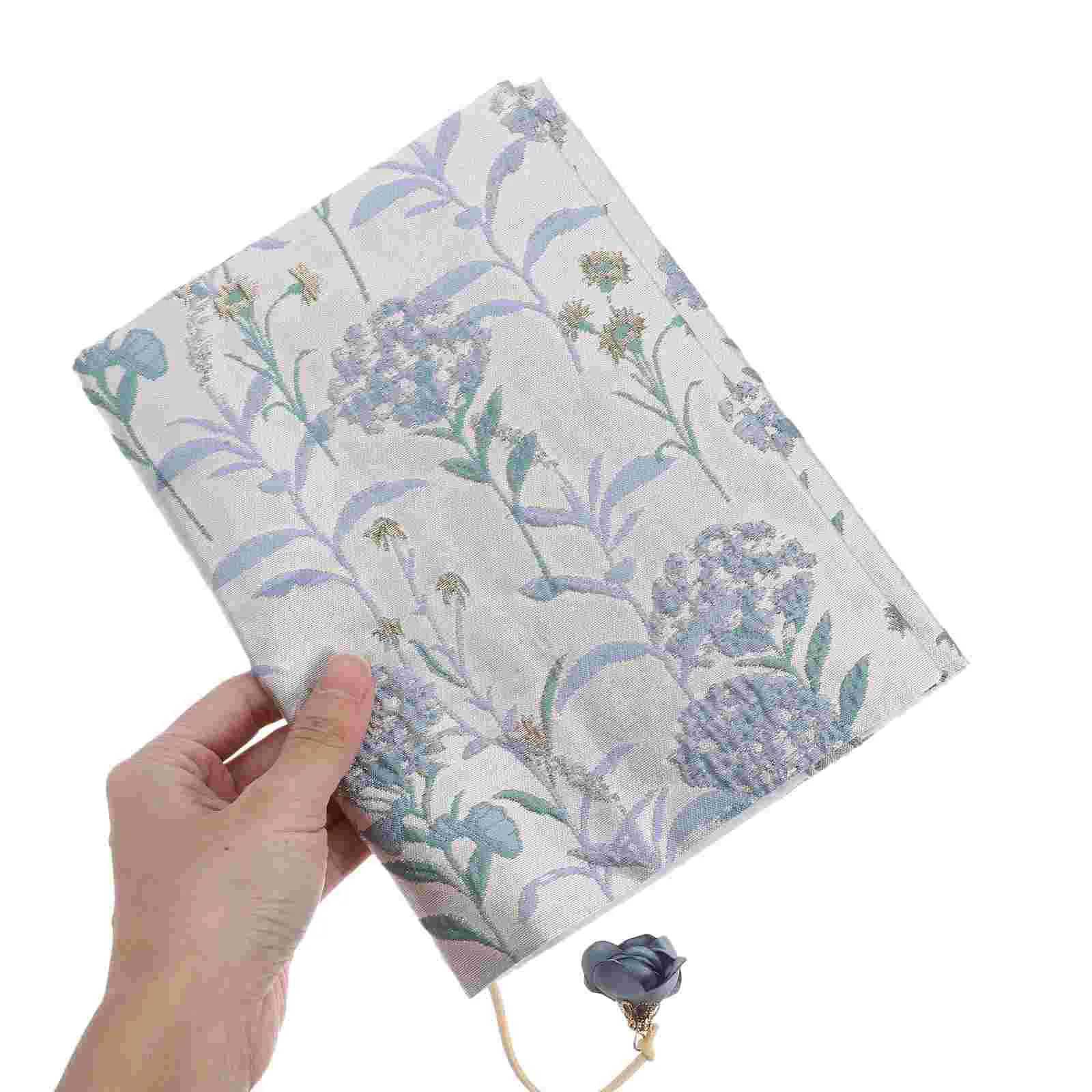 Handmade Cloth Book Cover Sleeve Pouch Note Adjustable for Student Ornamental Protector Protective Case