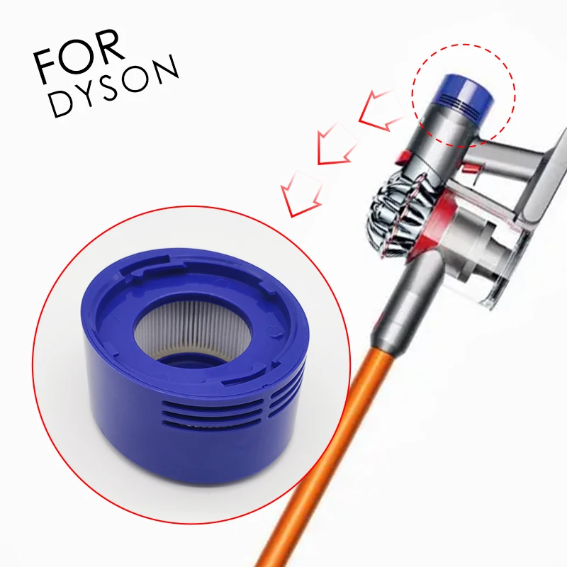 Dla Dyson V7 V8 bezprzewodowy odkurzacz modernizacja tylna pokrywa silnika Hepa akcesoria do wymiana filtra z filtrem