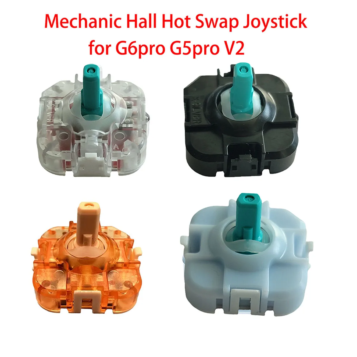 2PCS TMR for Mechanic Hall Hot Swap Joystick JH20 Multiple Tactile Options Compatible G6Pro G5Pro V2 Game Controller