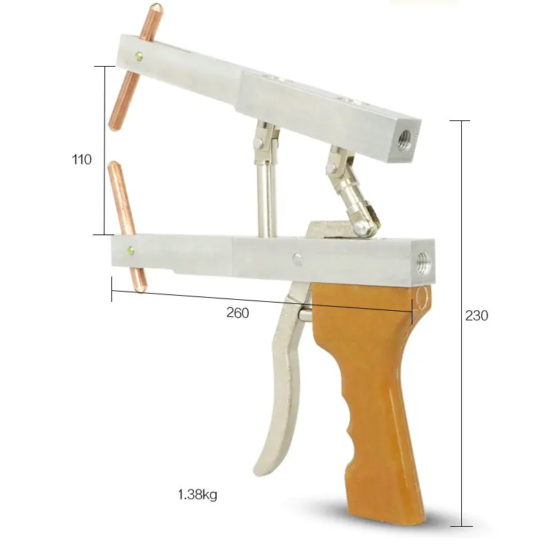 Portable Mobile Spot Welder Handheld Spot Welding Gun Spot Welding Pliers Clamp Gun Butt Welding Torch Welding Tools Need Cables