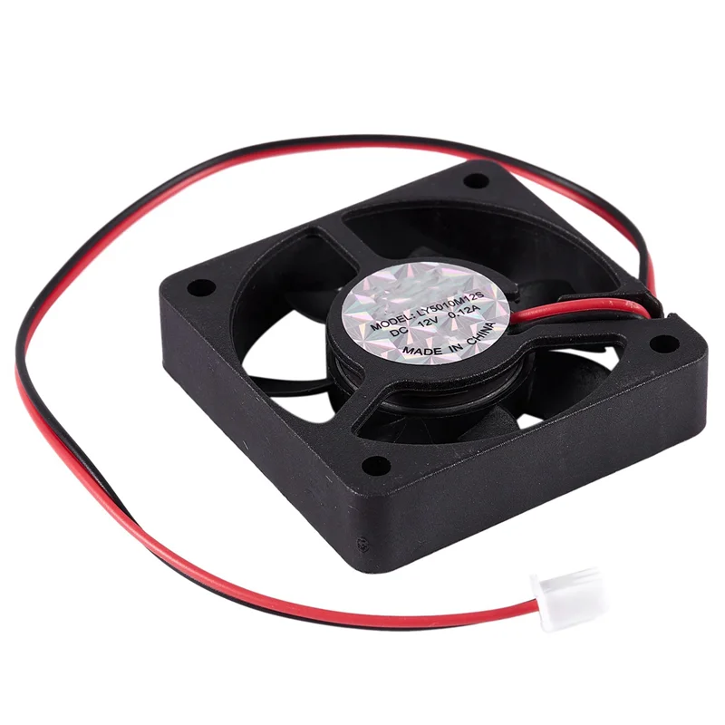 50mm 12V 2Pin 4000RPM แขนแบริ่ง PC เคส CPU Cooler พัดลมระบายความร้อน