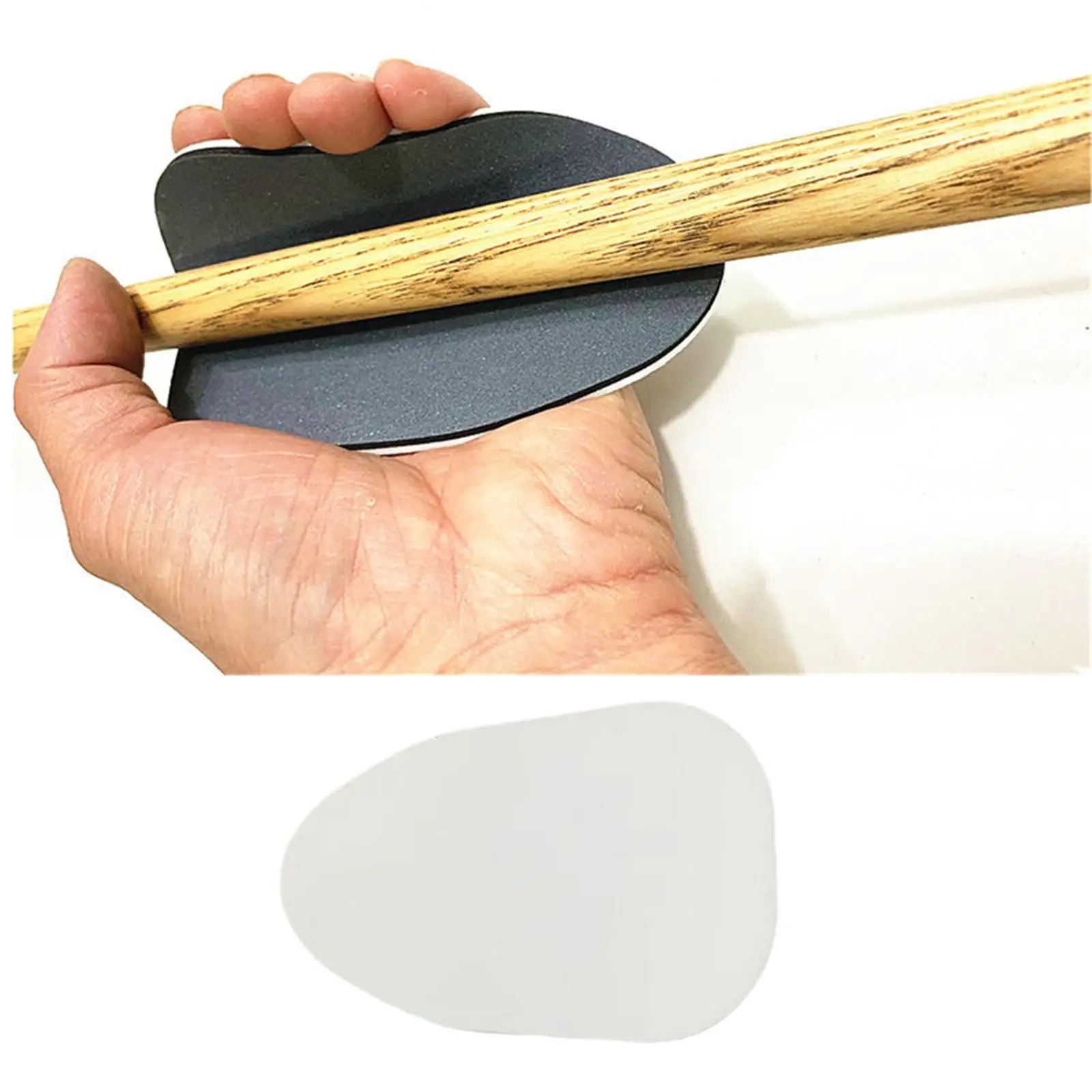 Cue Polishing Pad Portable Cue Care Supplies Wearproof Billiard Pole Cleaner Double-sided Cue Cleaner for Beginners Enthusiasts