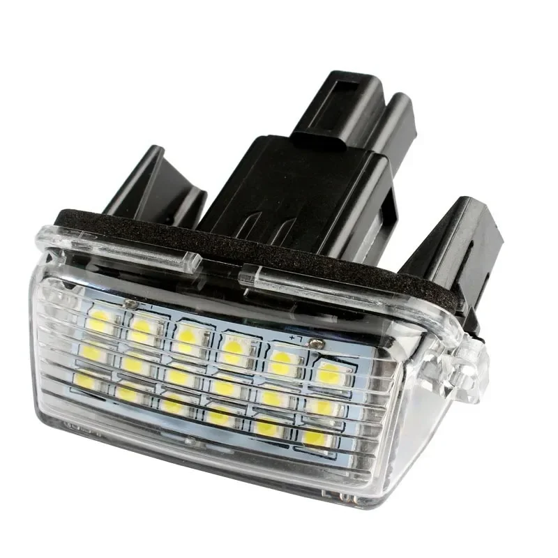 LED لوحة ترخيص ضوء رقم لوحة مصباح لتويوتا يارس كامري كورولا بريوس Ractis فيرسو أبيض جديد