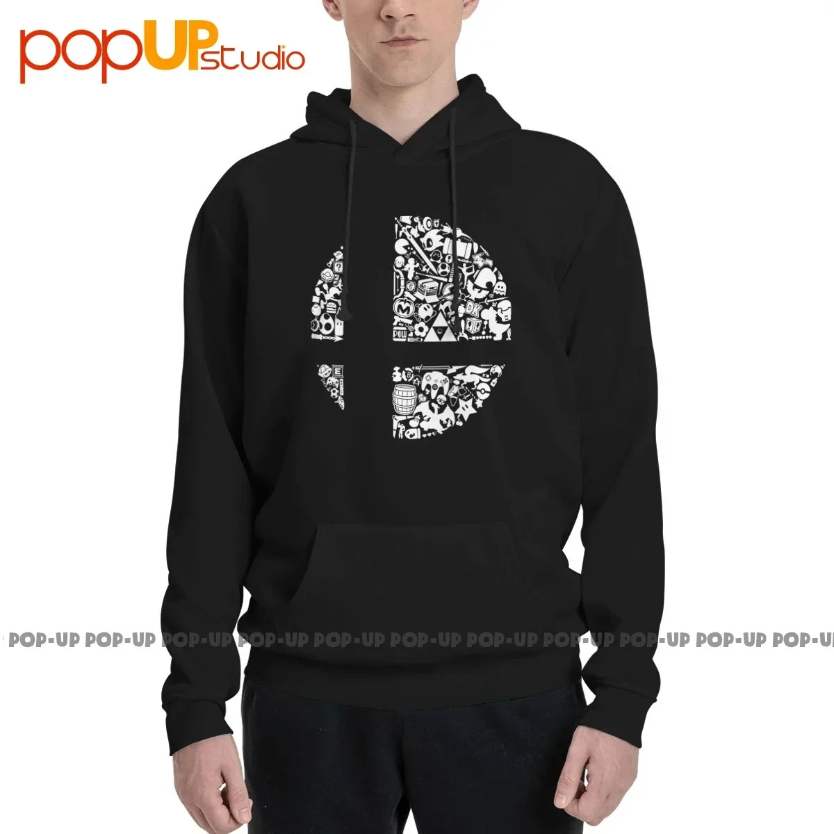 Super Smash Bros Ultimate Silhouette Take On Smash Sudadera con capucha Sudaderas con capucha Regalo Retro Empalme La mejor calidad