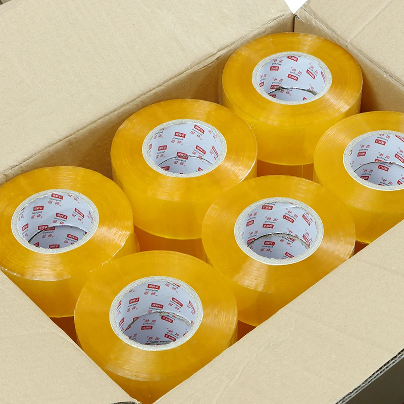 

42mm width clear yellow Tape Packing Tape,Clear Packaging Tape ,Shipping Tape for Moving Boxes, Shipping, Office Moving Boxes