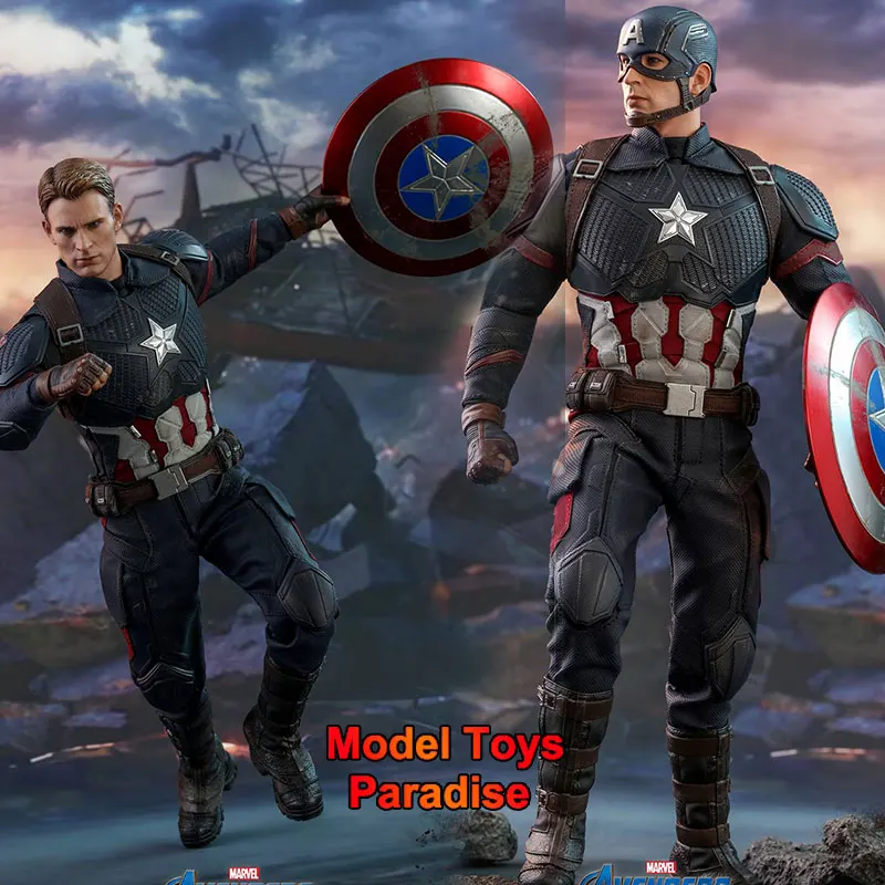 HOTTOYS HT MMS536 1/6 Men Soldier The Avengers Captain America Super Hero Full Set 12inch Action Figure Collectible Toys Gifts