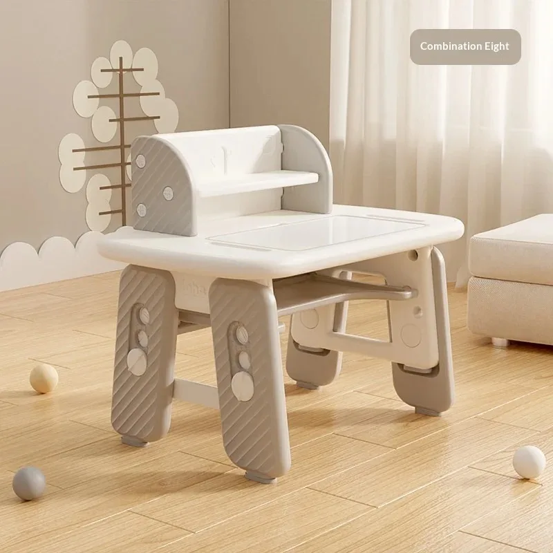 Multifunctional Kids Study Desk Adjustable Height Childrens Learning Table Children Tables Furniture Study Desk Baby Household