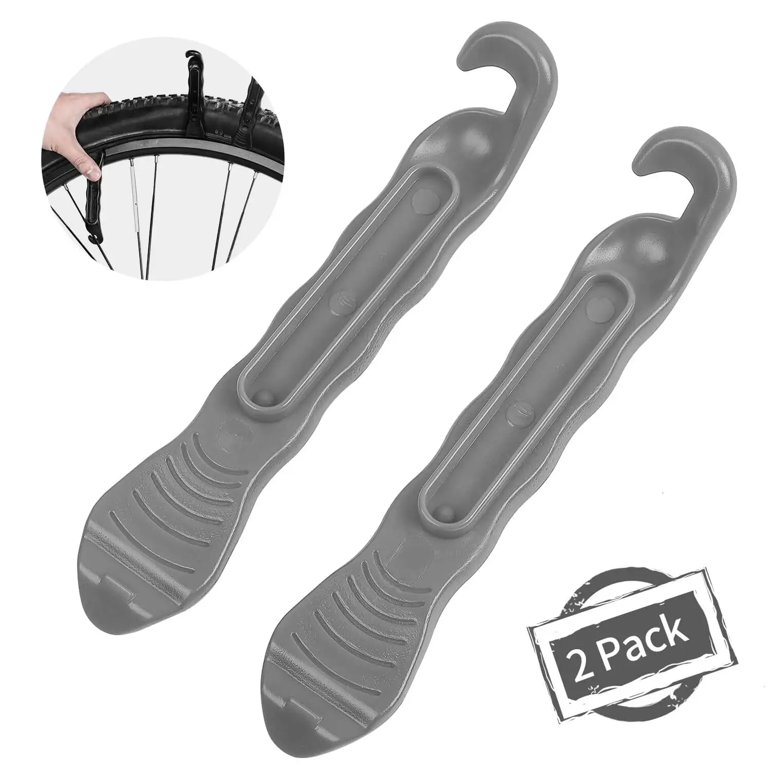 WEST BIKING Tire Changer Levers Bicycle Tire Spoons Nylon Bike Tire Lifter Anti Slip Portable Lightweight Cycling Repair Kit Set