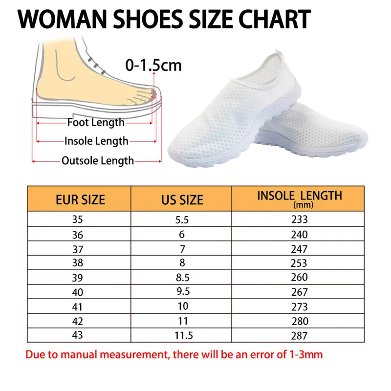 INSTANTARTS Colorful Autism Cancer Awareness Casual Flats for Womens Mens Teenager Round Toe Mesh Sneakers Slip-on Loafers 2023