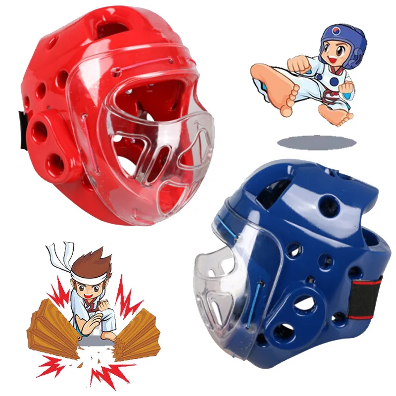 

Taekwondo mask protects the head Adult boys girls karate boxing Sandboxing full protective helmet