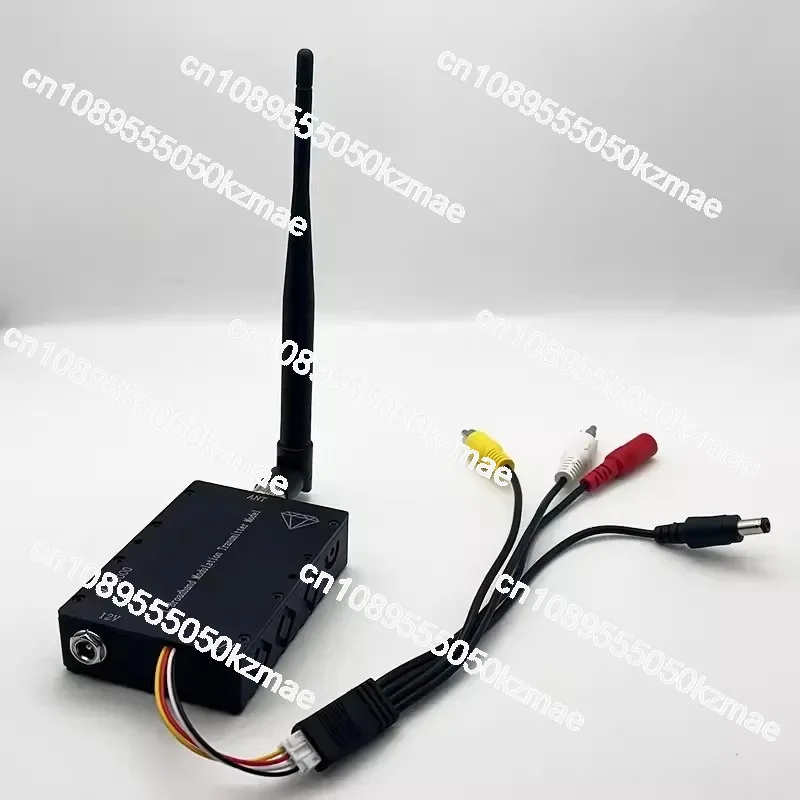 1.2G5W High-power Wireless Audio and Video Transmitter 1.2G Wireless Surveillance Video Transmission Transmitter Receiver