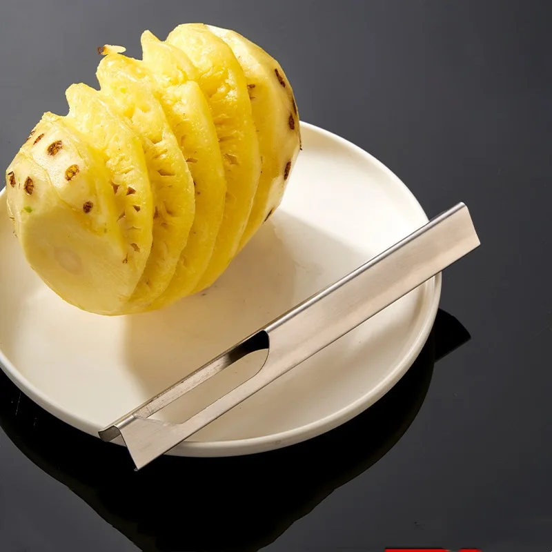 Peeling Pineapples Special Knife Stainless Steel Pineapple Knife Artifact Eye Removal Clip Save Labour Fruit Eye Digging Tools