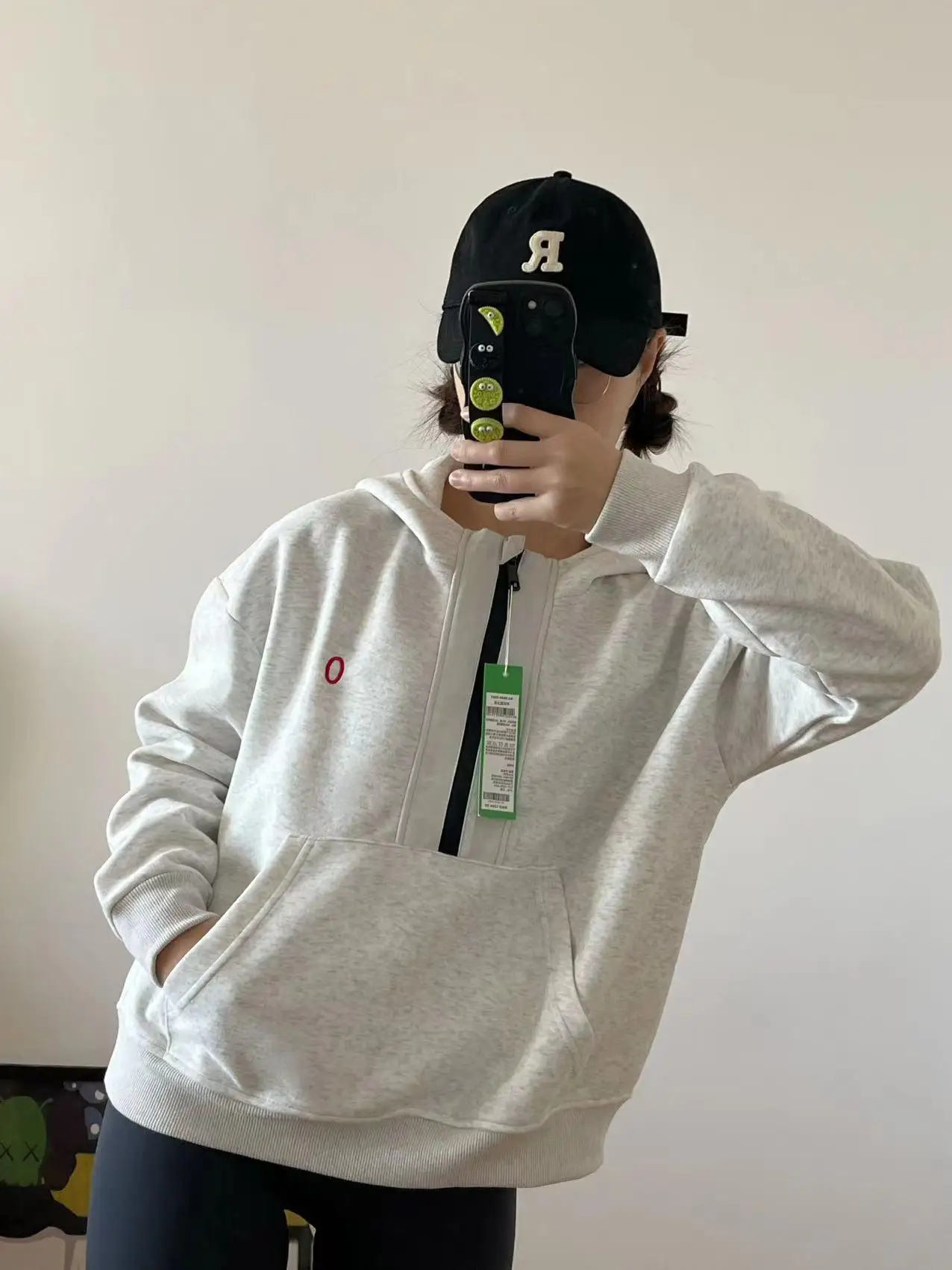 

Толстовка с короткой молнией в стиле Dopamine Colorway Lazy Style, весенне-осенняя, унисекс, спортивная, универсальная, повседневная, удобная