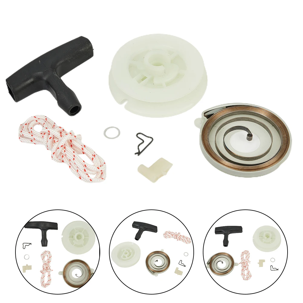 Long Lasting and Recoil for Starter Repair Kit & Handle Rope for TS400 TS410 TS420 For Cut Saw Long Lasting and