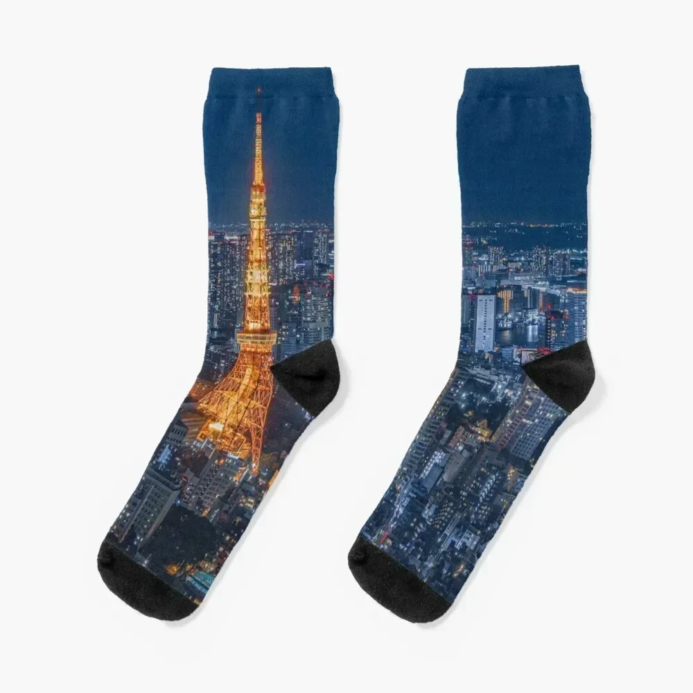 

PARIS NIGHT VIEW - EFFIEL TOWER Socks winter sport Stockings professional running Socks Men Women's