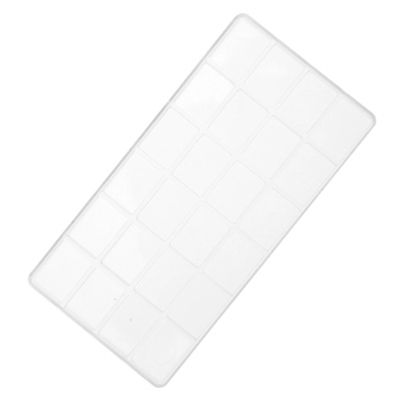 

Transparent Watercolor Paint Box with Lid Portable Palette Empty Pigment Dispenser Case for Travel Painting Plastic