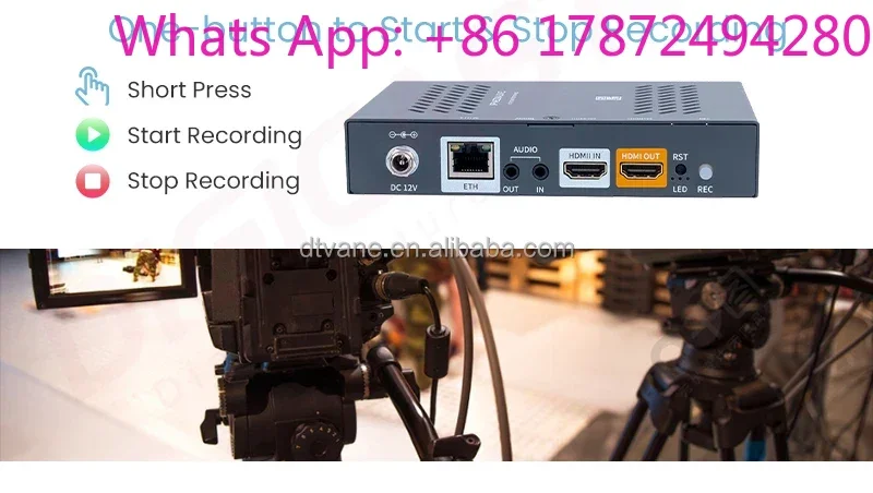 Low Latency Video Encoder RTMP HLS RTSP HTTP Web Streaming Encoder